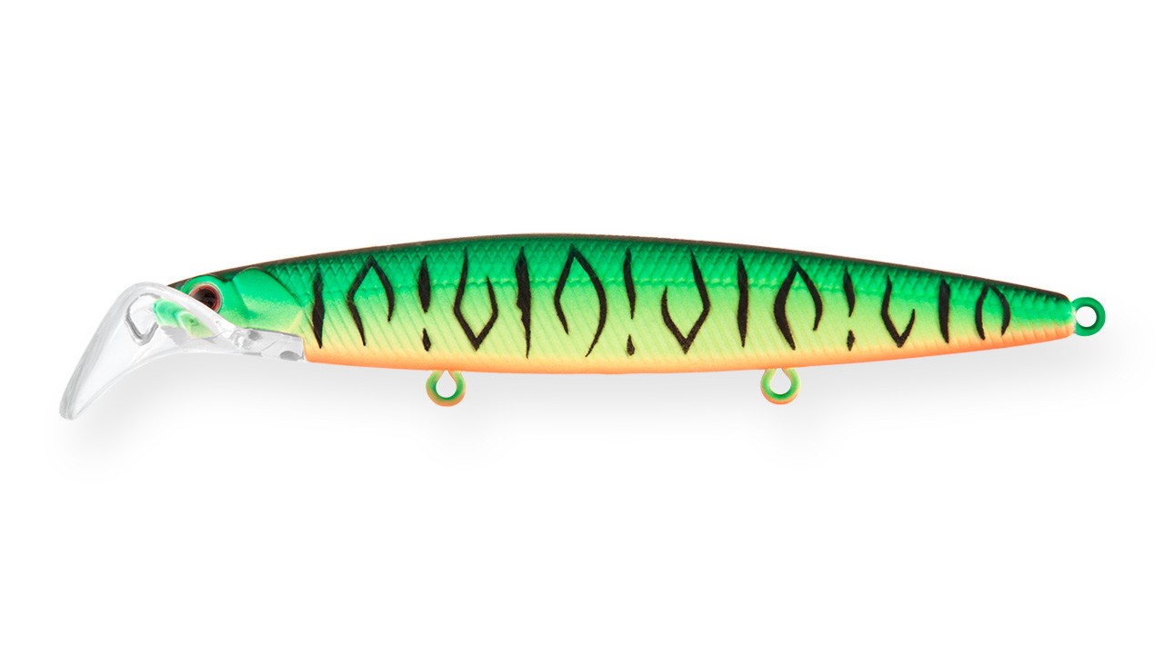 Воблер Strike Pro Scooter Minnow 110F GC01S Mat Tiger 11,8 гр   EG-186F#GC01S — характеристики,
	                                    особенности конструкции