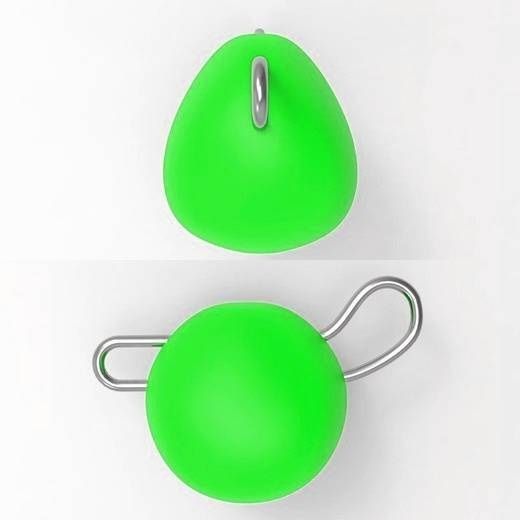 Груз UF Studio Капля-эксцентрик 7 гр 10 шт Зеленый UV   7EgUV — крупный план
	                                    1