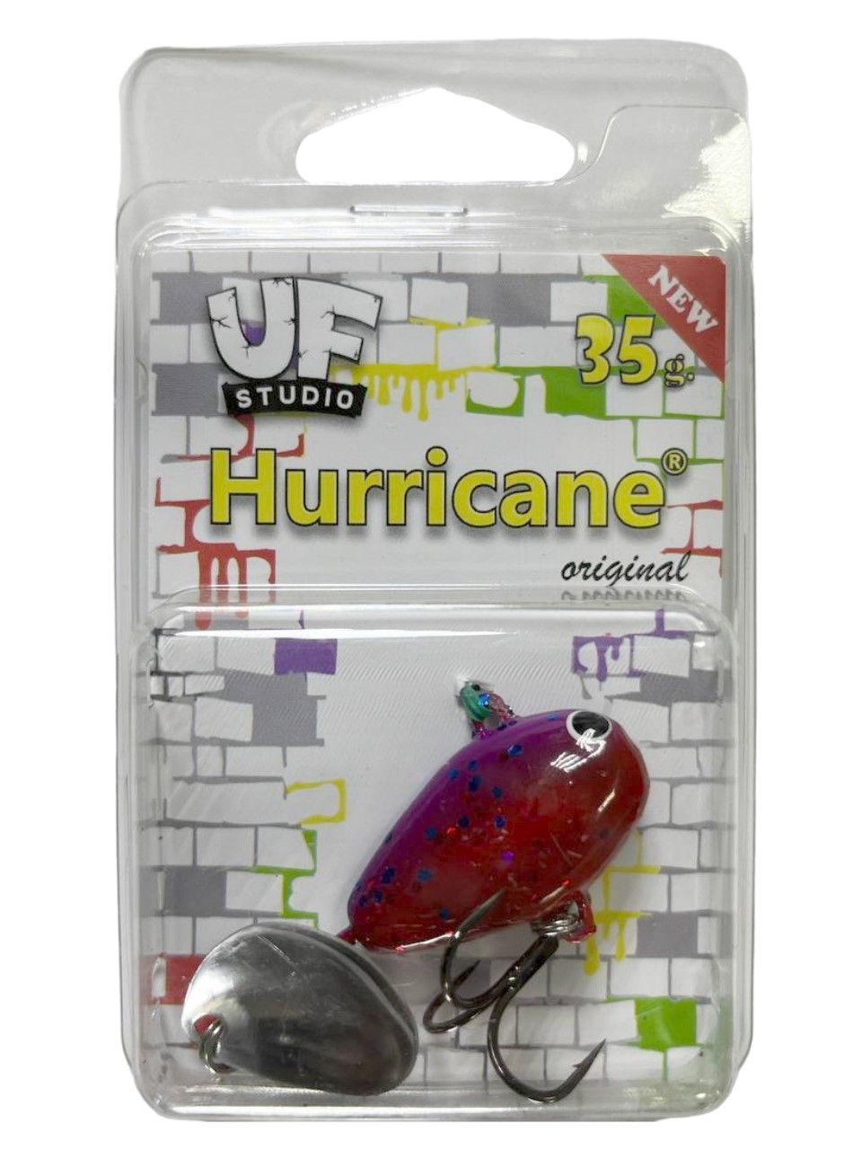Тейл-спиннер UF Studio Hurricane 35 35 гр 85 мм Cosmos   H35Cos — крупный план
	                                    1
