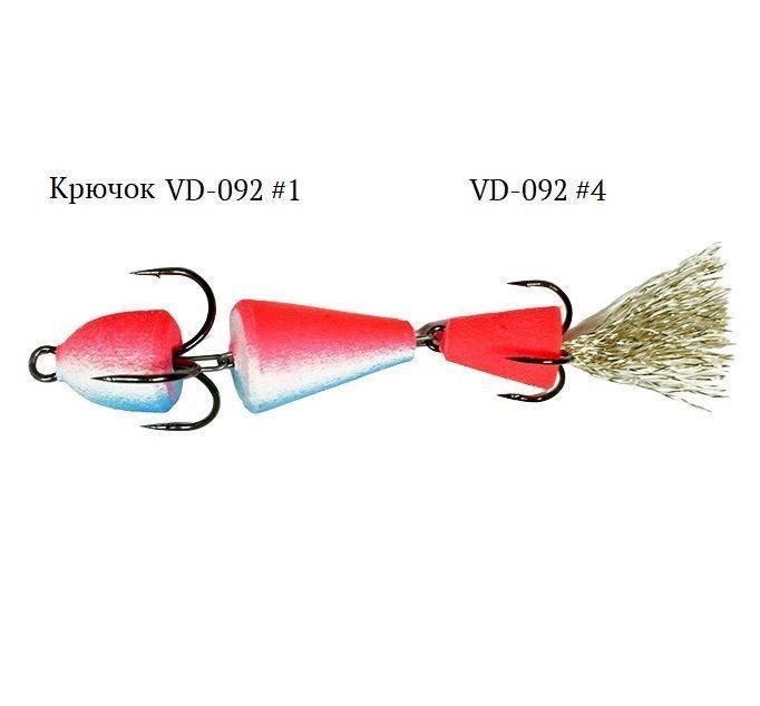 Мандула Мормыш Классическая 80 мм 3 шт 02  MK-02 — крупный план
	                                    2