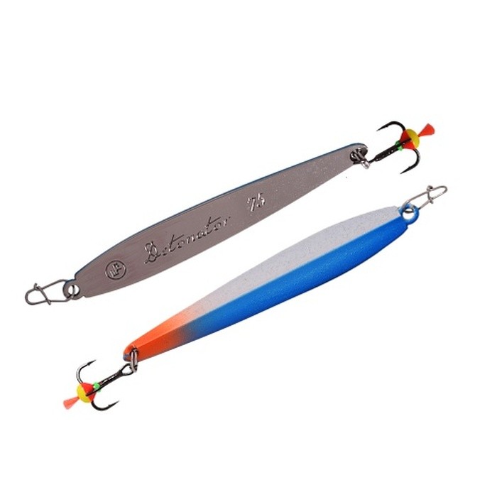 Зимняя Блесна Ecopro Detonator 9 гр 75 мм BLS   EPVJDT75BLS — характеристики,  особенности конструкции