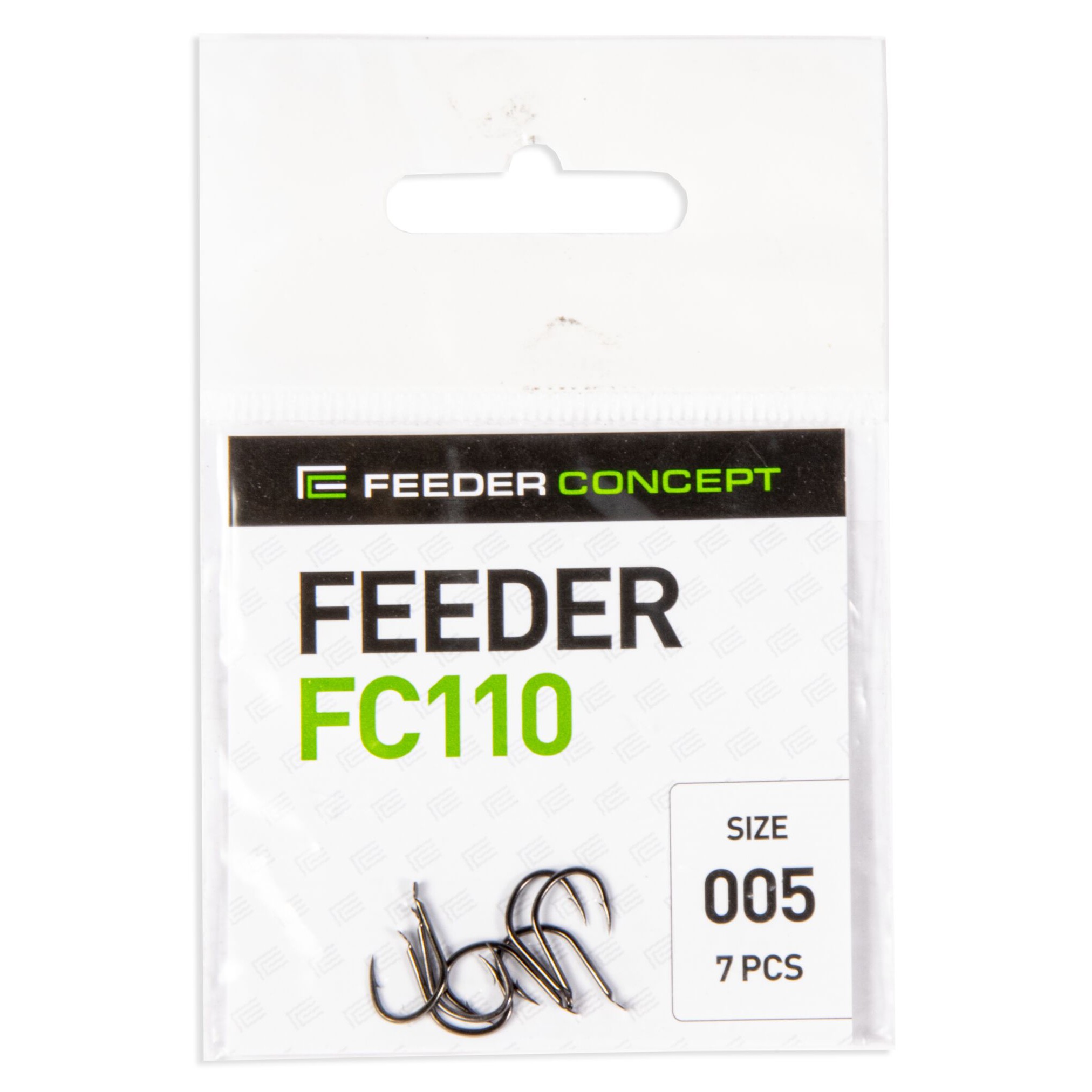 Крючок Одинарный Feeder Concept Feeder FC110 №5 7 шт    FC110-005 — крупный план
	                                    2