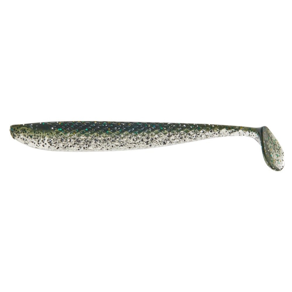 Силиконовая приманка Lucky John Slick Shad Paddle 4.5in 114 мм 4 шт Z11 3D Series  140441-Z11 — крупный план
	                                    1
