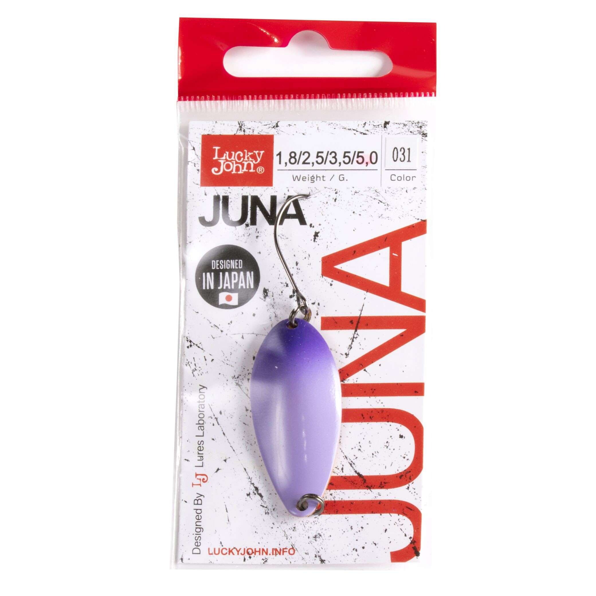 Колеблющаяся Блесна Lucky John Juna 5 гр 39 мм 031   LJJU50-031 — крупный план
	                                    1