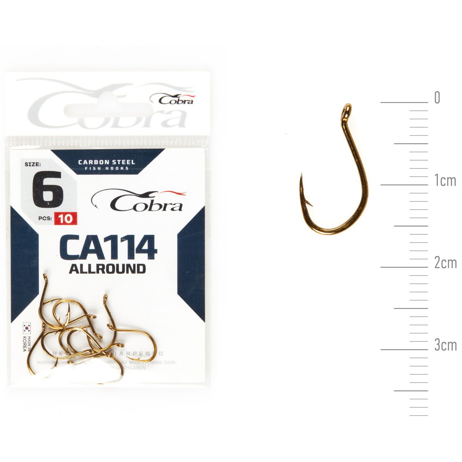 Крючок Одинарный Cobra Allround Beak CA114 №6 10 шт    CA114-006 — характеристики,
	                                    особенности конструкции