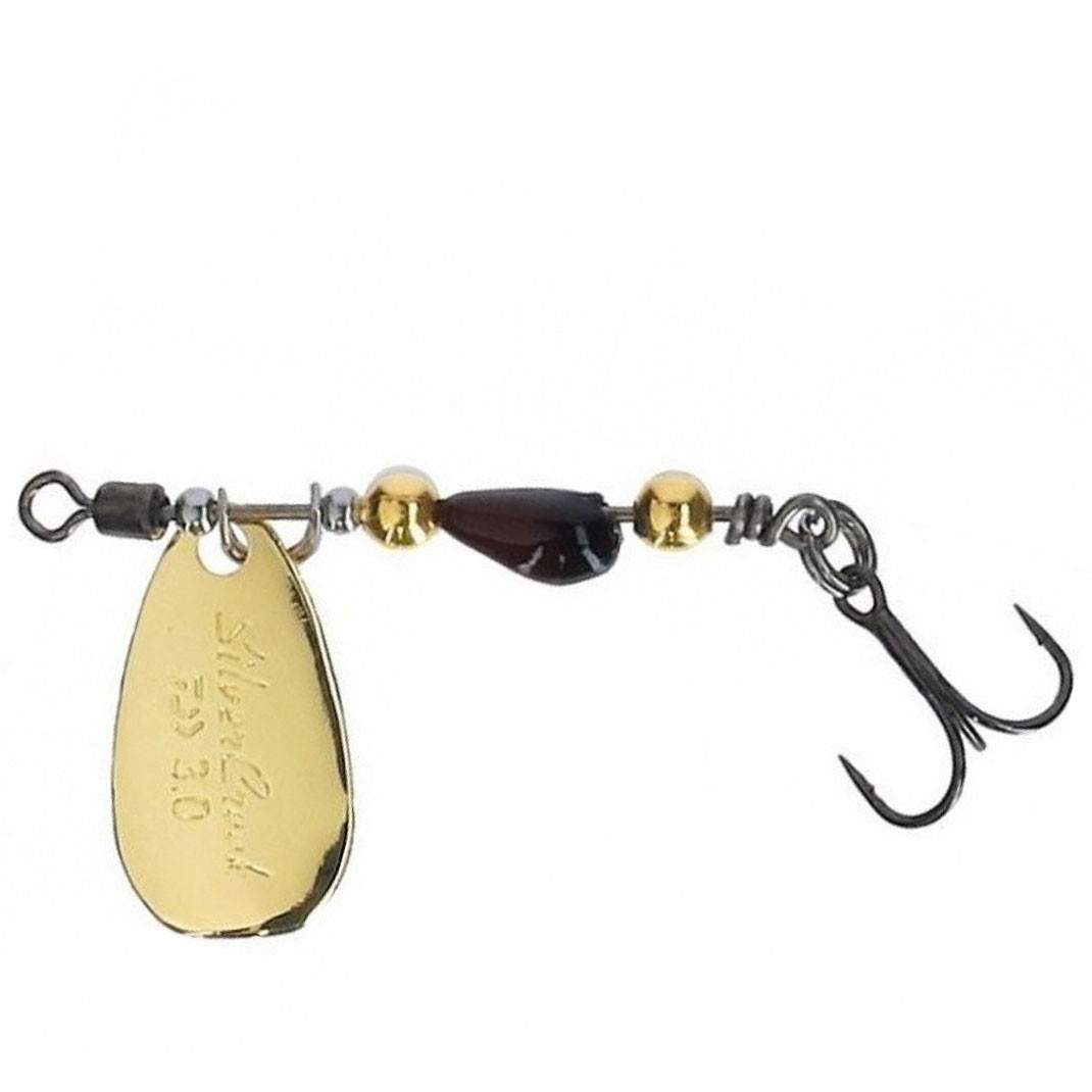 Вращающаяся Блесна Daiwa Silver Creek Spinner 3 №12 3 гр Coffee — характеристики,  особенности конструкции