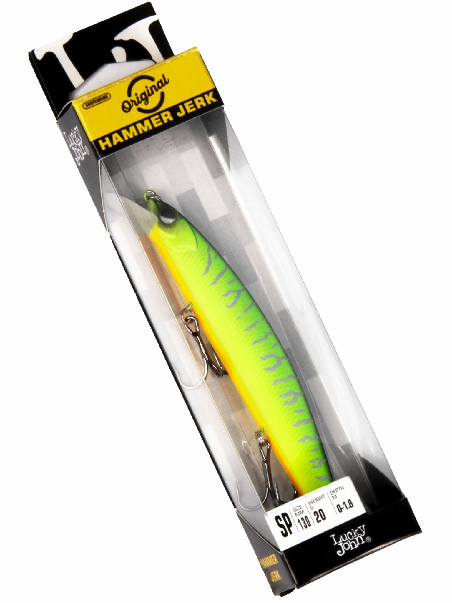 Воблер Lucky John Hammer Jerk 130SP 304 20 гр Original  LJO1813SP-304 — крупный план
	                                    3