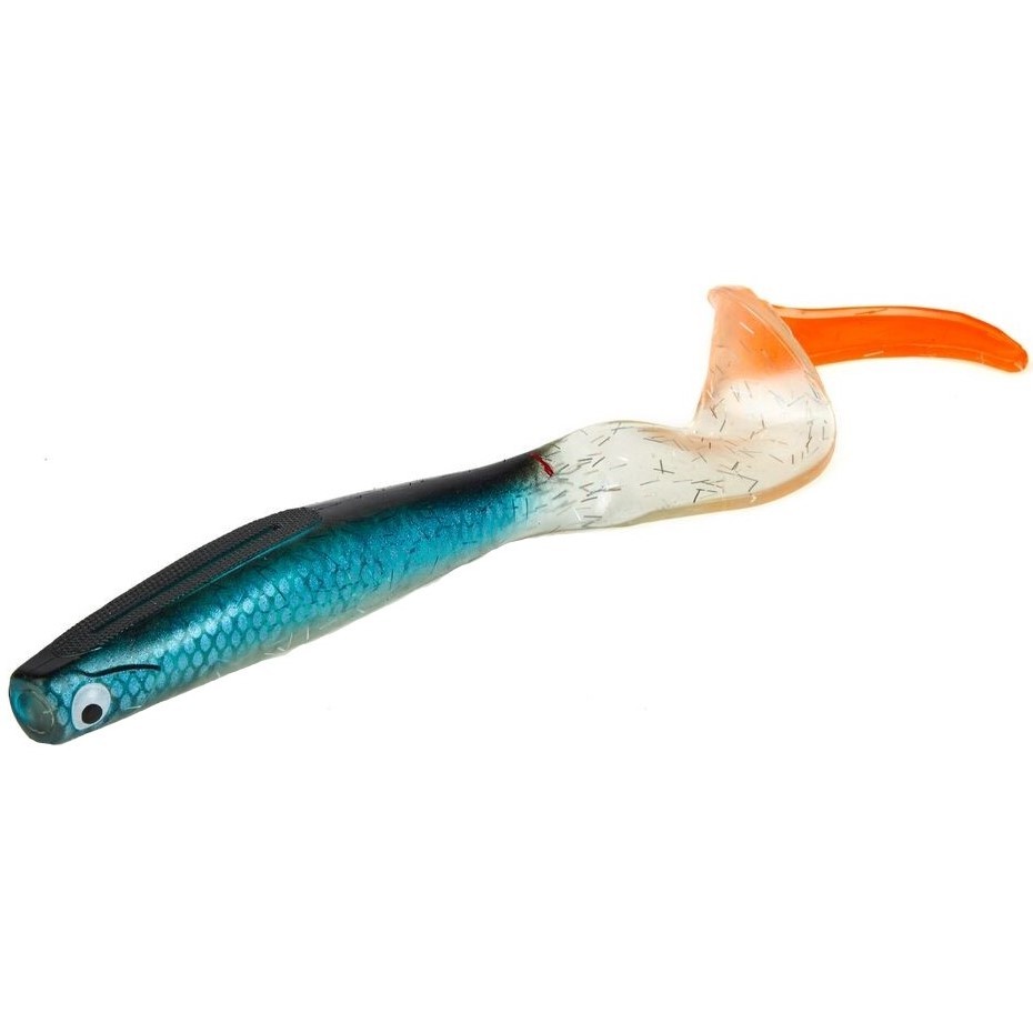 Силиконовая приманка Lucky John Kubira Fire Tail 9.0in 230 мм 1 шт PG44 3D BBS Series  140437-PG44 — крупный план
	                                    1