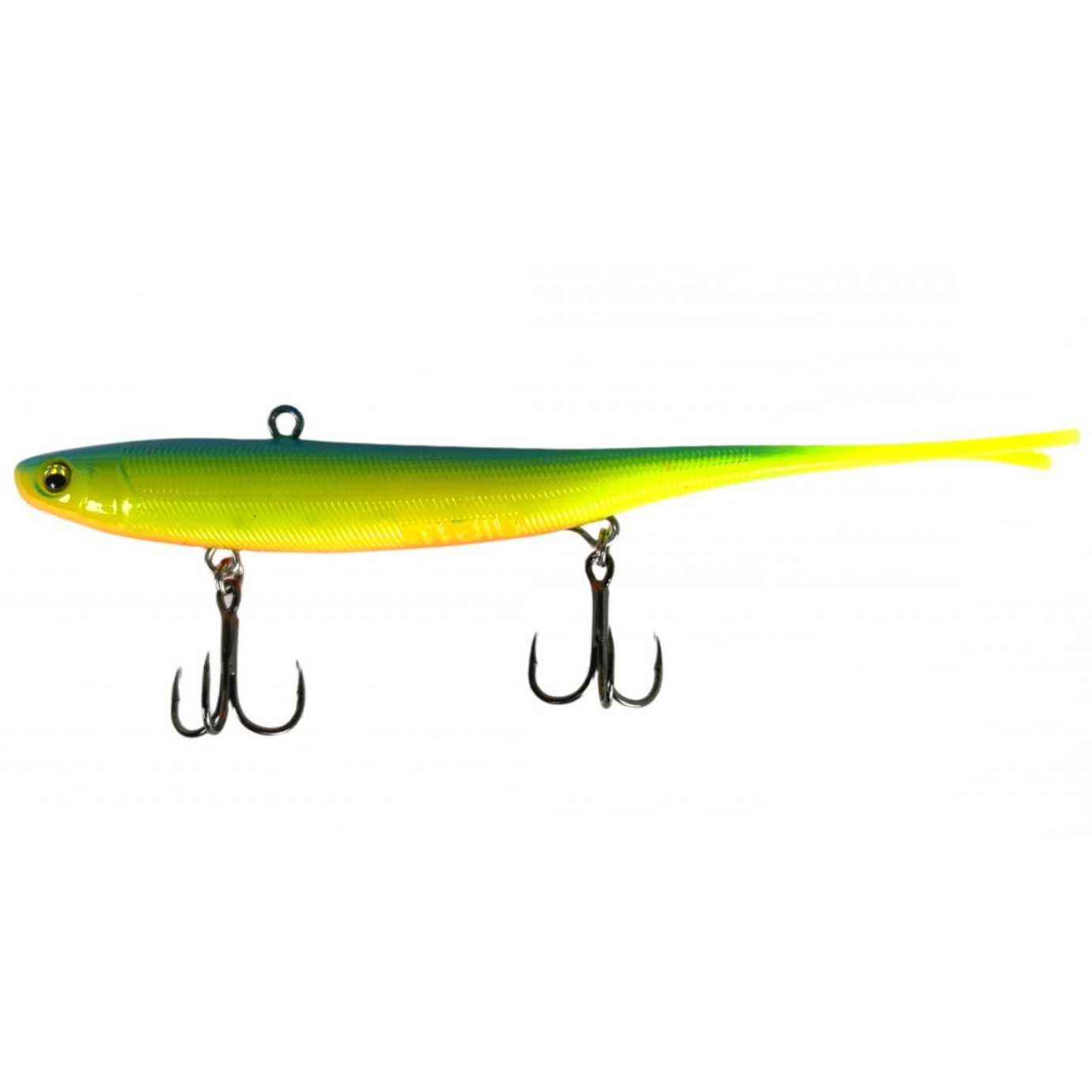 Баланслаг Jig It Whale Tail  110 003 Lemon blue 24 гр 110 мм   JIWT-11024-003 — крупный план
	                                    1