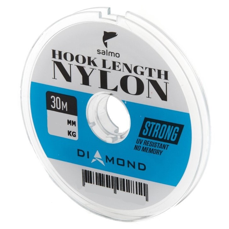 Леска монофильная Salmo Hook Length Nylon 30 м 0,17 мм  Diamond  4029-017 — характеристики,
	                                    особенности конструкции