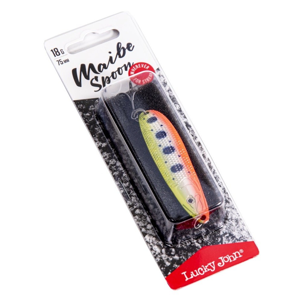 Колеблющаяся Блесна Lucky John Maibe Spoon 18 гр 75 мм 011   LJMAI18-011 — крупный план
	                                    2
