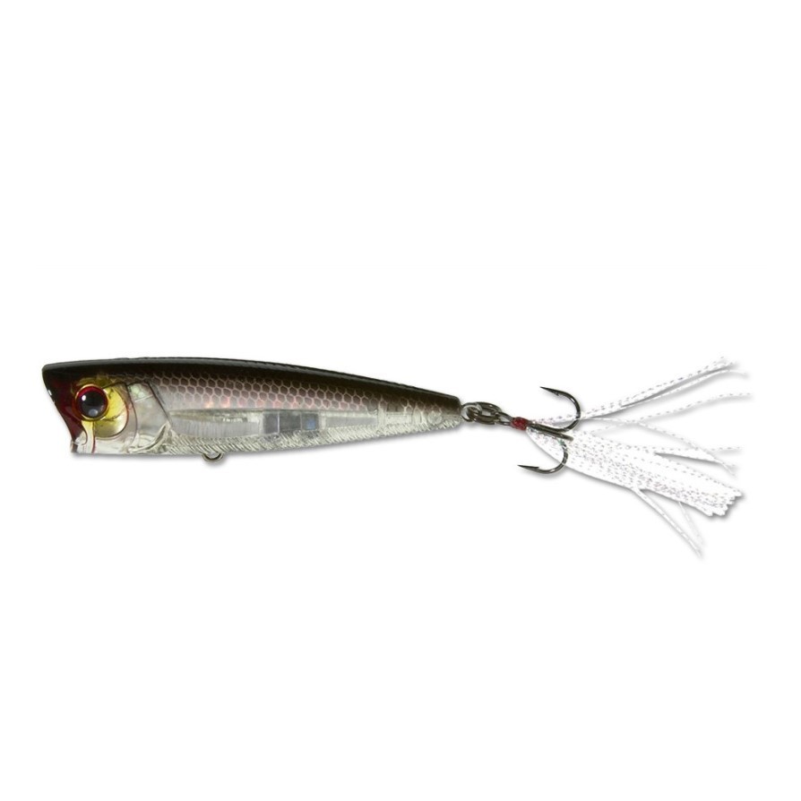 Воблер Yo-Zuri 3DB Popper 75F PSBL Prism Silver Black 10 гр   R1101-PSBL — характеристики,
	                                    особенности конструкции
