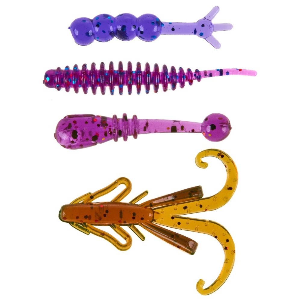 Силиконовая приманка Lucky John Mormo Pack 35 мм 100 шт 05 Set Pro Series  LJMG-005SET — крупный план
	                                    1