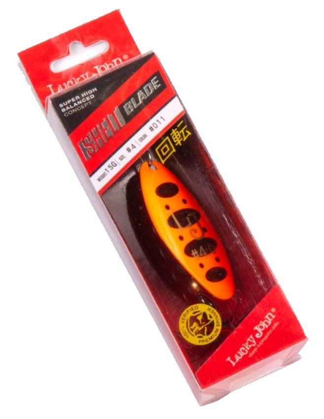 Вращающаяся Блесна Lucky John Shelt Blade №4 15 гр 011   LJSB04-011 — крупный план
	                                    2