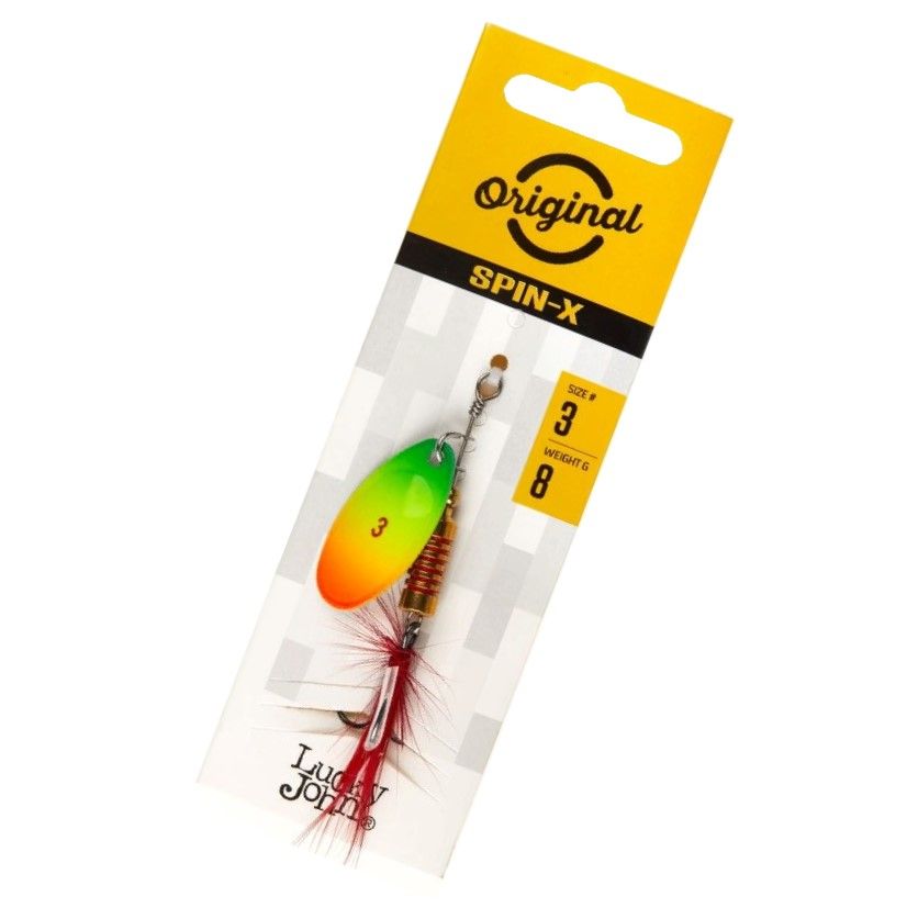 Вращающаяся Блесна Lucky John Spin-X Round №3 8 гр FT   LJSR03-FT — крупный план
	                                    2