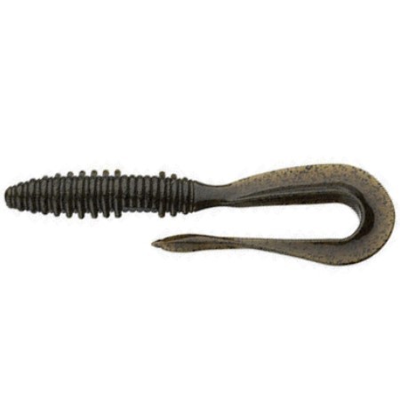 Силиконовая приманка Keitech Mad Wag Mini 2.5 63 мм 12 шт 101 Green Pumpkin PP. — характеристики,  особенности конструкции