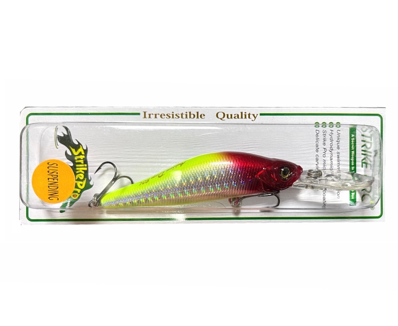 Воблер Strike Pro Archback Deep 80SP X10-713 Clown Silver 10,8 гр   EG-125AL-SP#X10-713 — крупный план
	                                    2