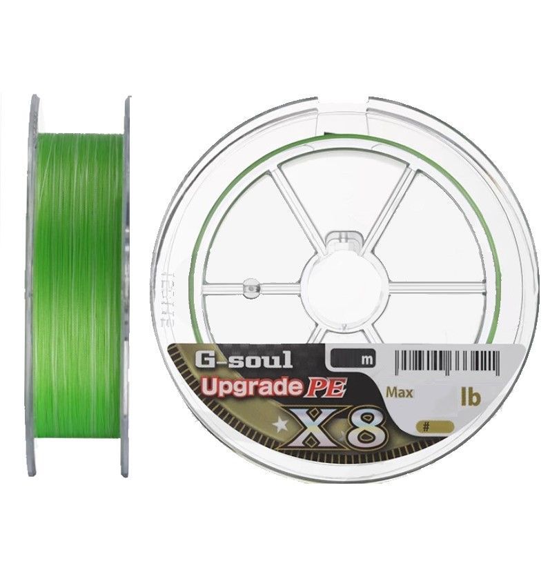 Плетеный шнур YGK G-Soul Upgrade X8 150 м  PE # 1 Green 0,165 мм — характеристики,
	                                    особенности конструкции