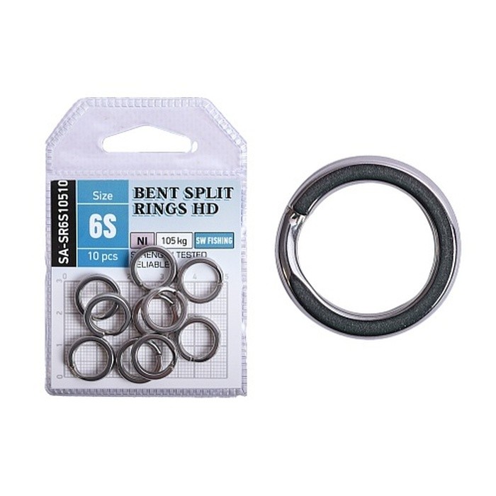 Кольцо Заводное Saikyo SA-SR6S10510  №6 105 кг 10 шт NI   SA-SR6S10510 — характеристики,  особенности конструкции