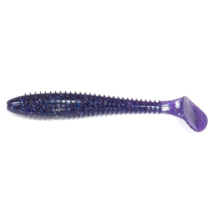 Силиконовая приманка Keitech Swing Impact Fat 4.3 109 мм 6 шт EA#04 Violet — характеристики,
	                                    особенности конструкции