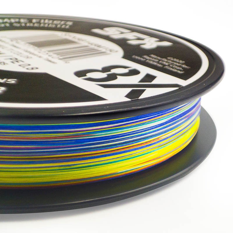 Плетеный шнур Sufix SFX 8X 150 м  PE # 1,5 Разноцветная 0,205 мм   SFX8B205M150 — крупный план
	                                    3