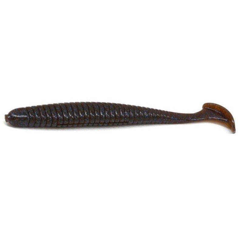 Силиконовая приманка Noike Smokin Swimmer 3 76 мм 9 шт 034-Cinnamon Blue   NKSS3034 — характеристики,  особенности конструкции