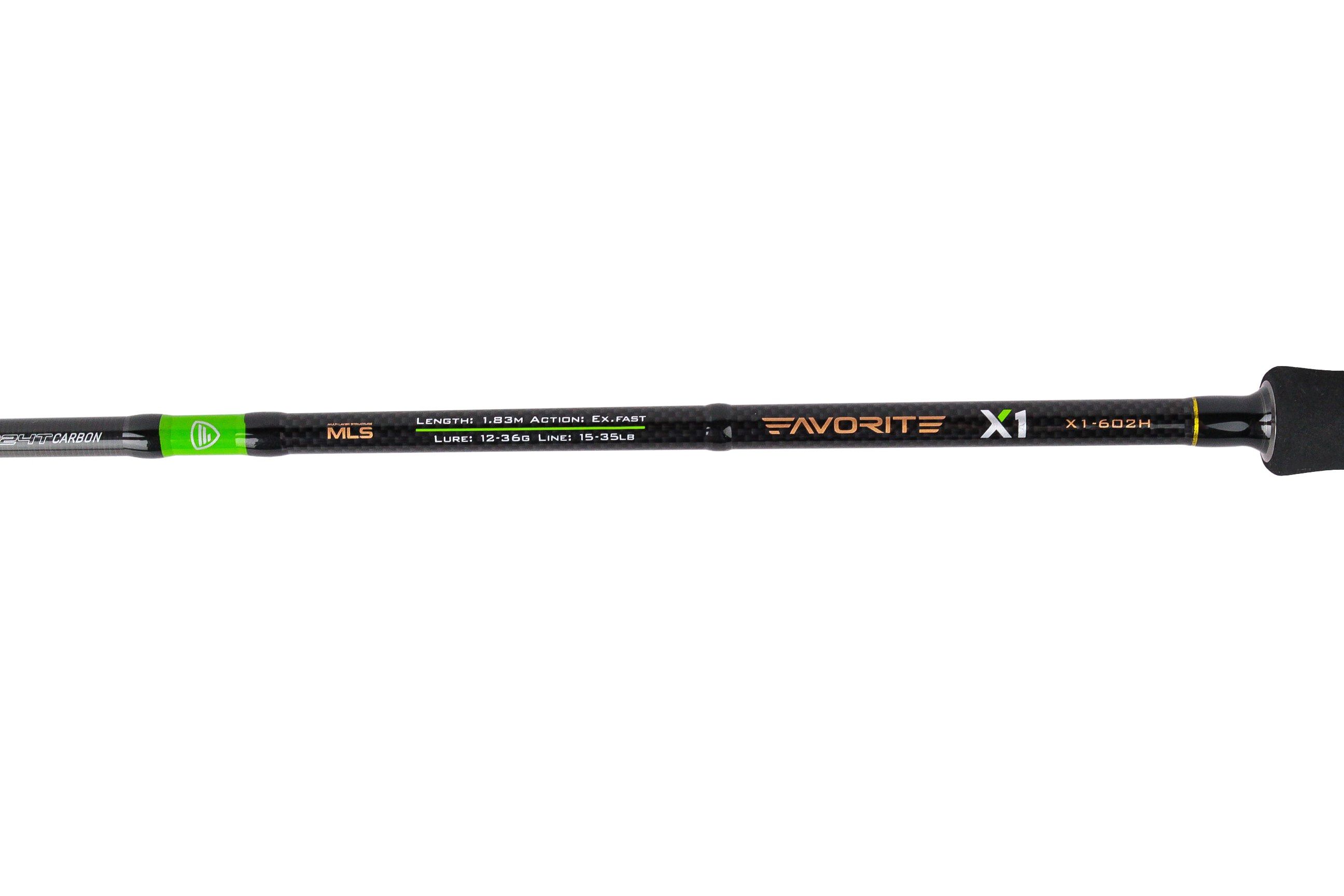Спиннинг Favorite X1 602H 183 см 12 - 36 гр    1693.04.22 — крупный план
	                                    5