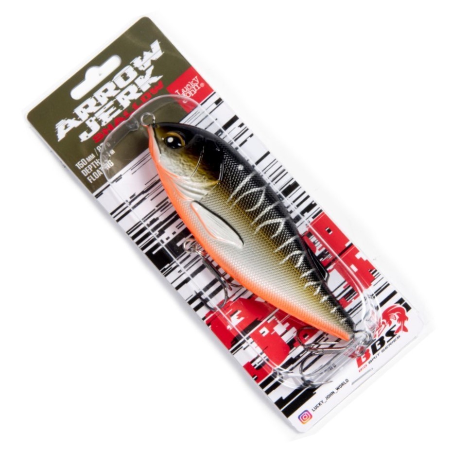 Воблер Lucky John Arrow Jerk 150F 025 87 гр BBS Original  LJO0515F-025 — крупный план
	                                    2