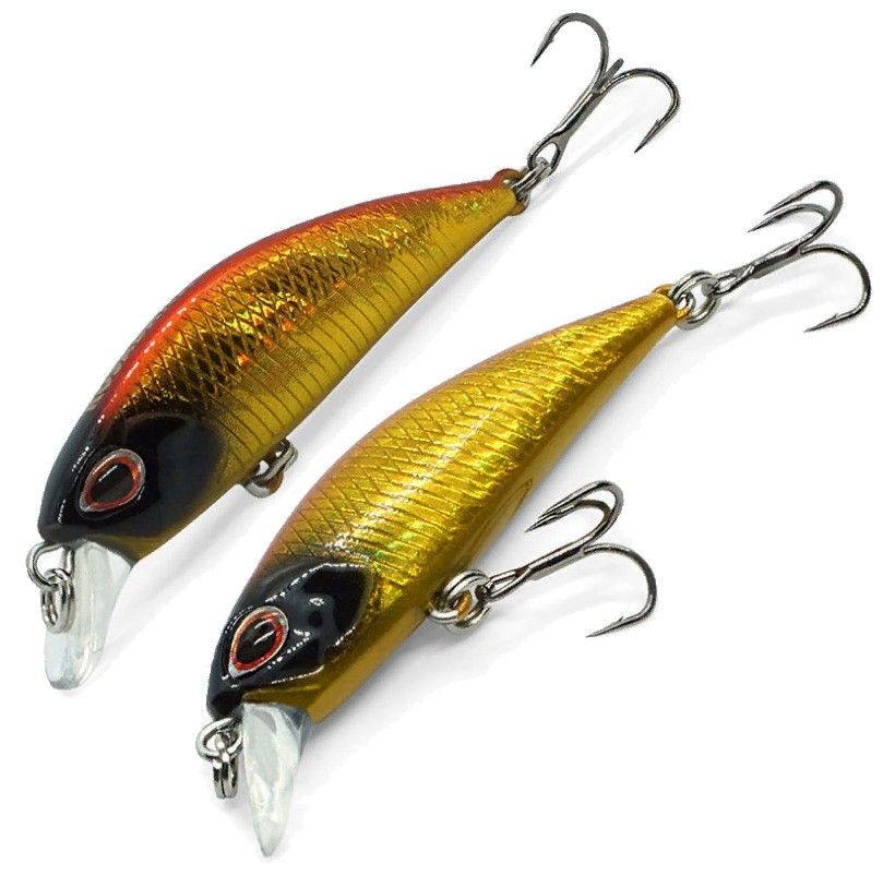 Воблер Kosadaka JAX Minnow XS 45F RSH 2,4 гр   JaxXs45F-RSH — крупный план
	                                    1