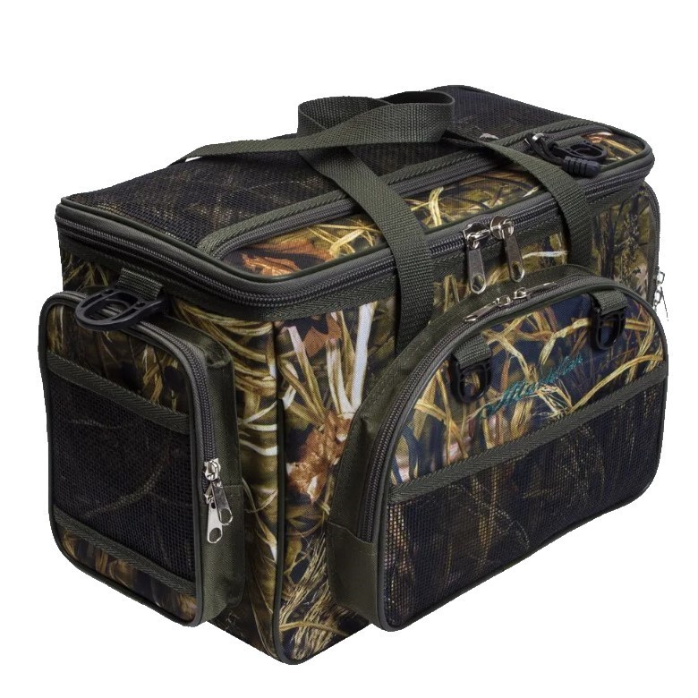 Сумка Fisherbox C112  44х22х36 см Камуфляж в комплекте 9 коробок Fisherbox 250 — крупный план
	                                    1