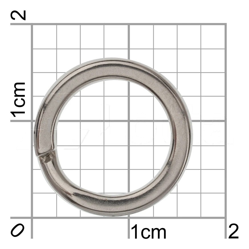 Кольцо Заводное BKK Split Ring-51  №10 136 кг 9 шт    D-SP-1019 — крупный план
	                                    2