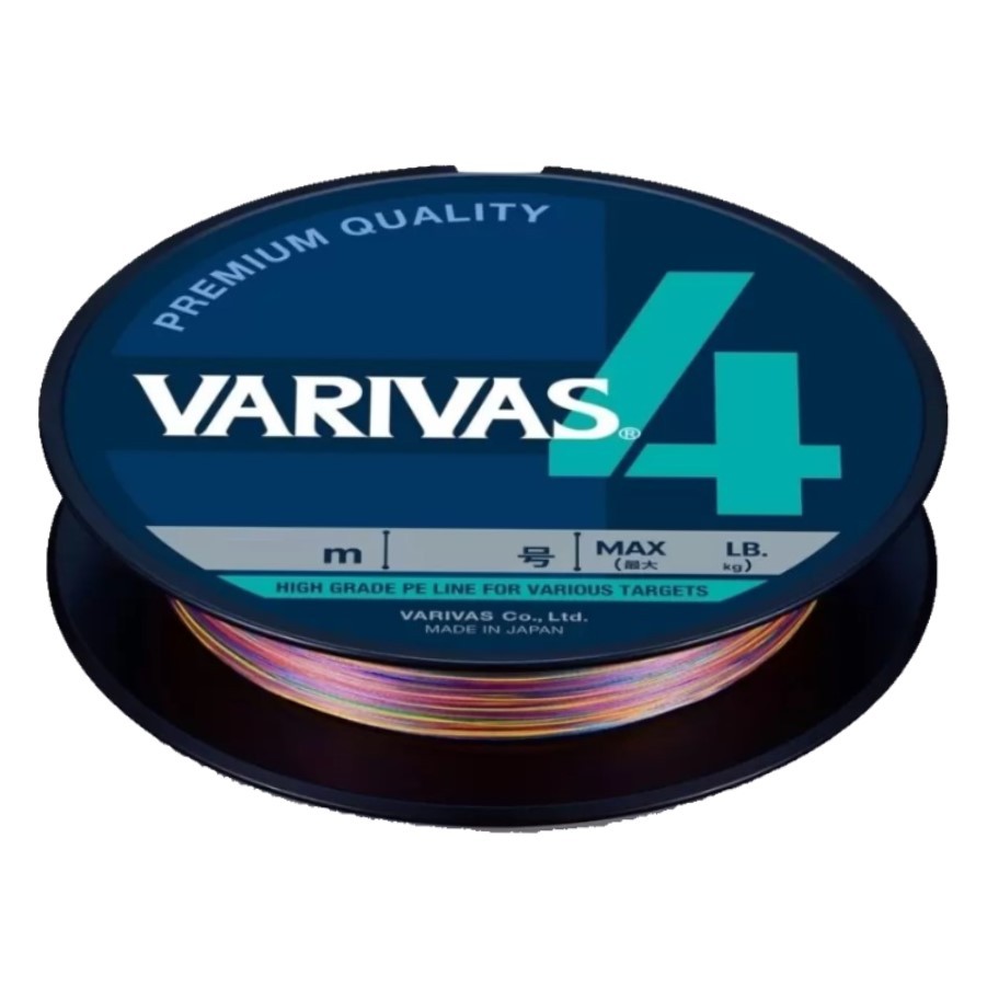 Плетеный шнур Varivas X4 200 м  PE # 2 Marking 0,235 мм — характеристики,  особенности конструкции