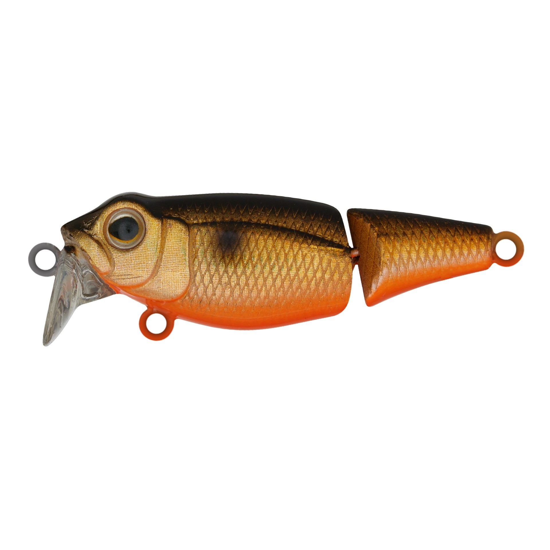Воблер Strike Pro Pygmy Jointed 40 613-713 Black Back Smoked OB 3,2 гр   EG-073J#613-713 — характеристики,  особенности конструкции