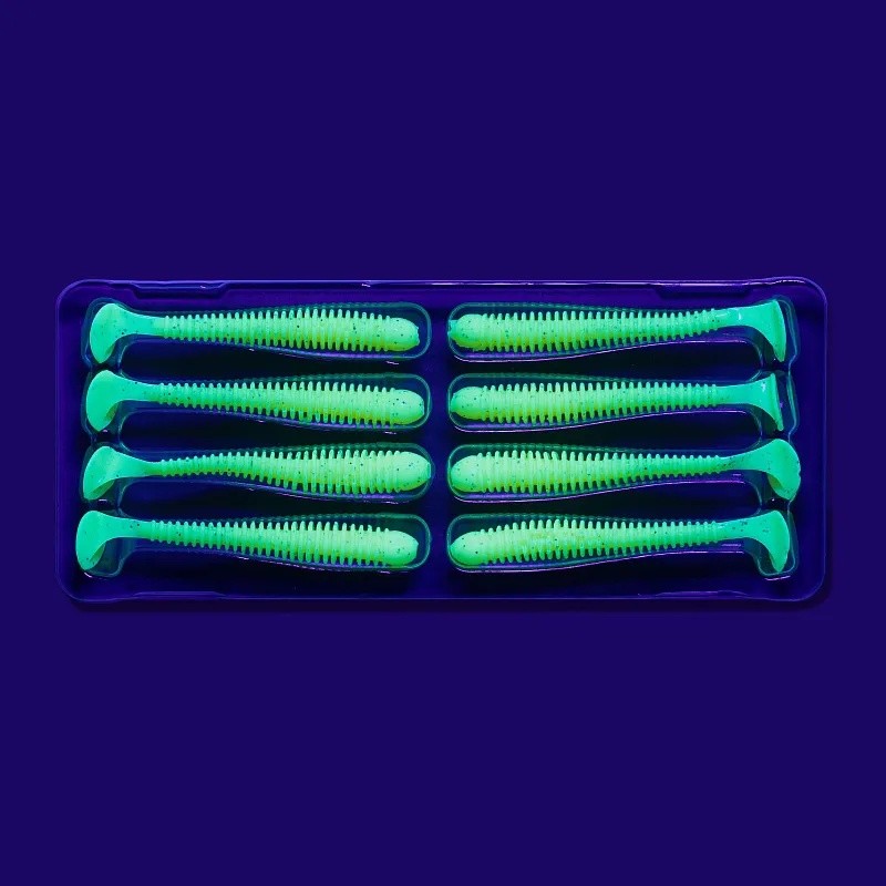 Силиконовая приманка CF Company Vibro Worm 2 50 мм 8 шт 6   3-50-6-6 — крупный план
	                                    2