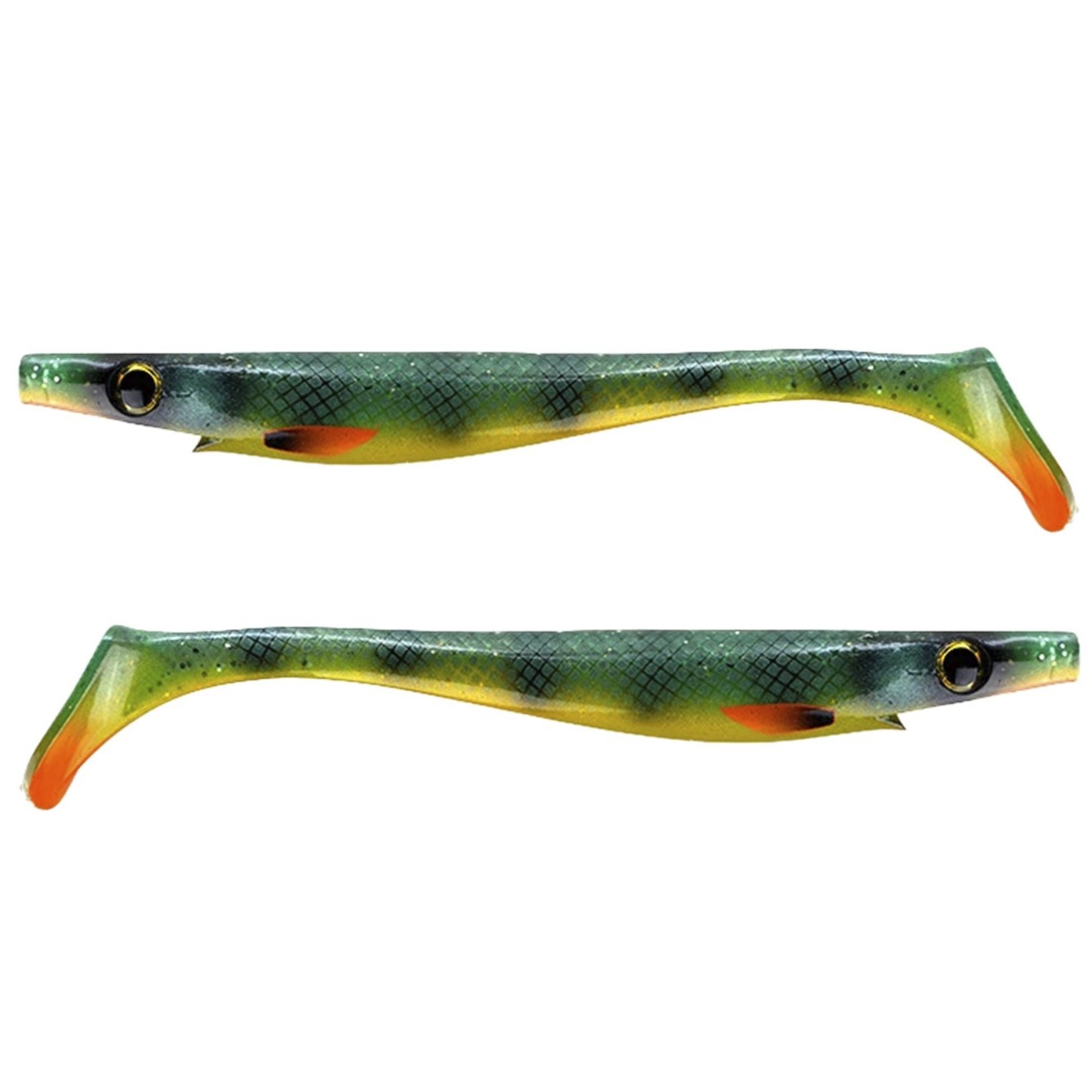 Силиконовая приманка Strike Pro Pig Shad Jr 230 мм 2 шт Absinthe Perch   SP-172C#SP36 — характеристики,  особенности конструкции