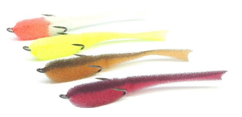 Поролоновая рыбка Волжские Джиги Волжский поролон Slim 105 105 мм 4 шт Set 3 — характеристики,  особенности конструкции