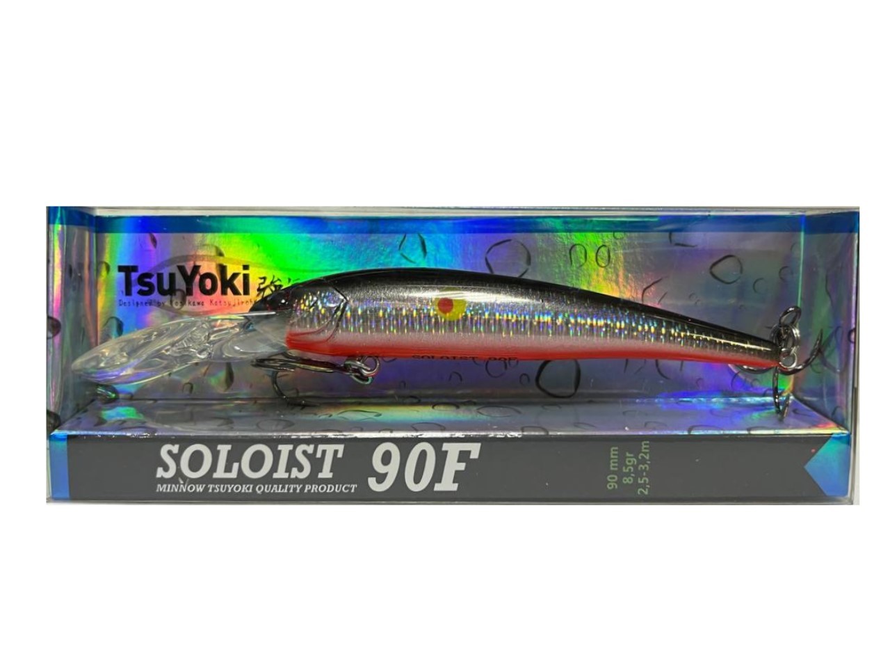 Воблер TsuYoki Soloist 90F Y196W 8,5 гр — крупный план
	                                    1