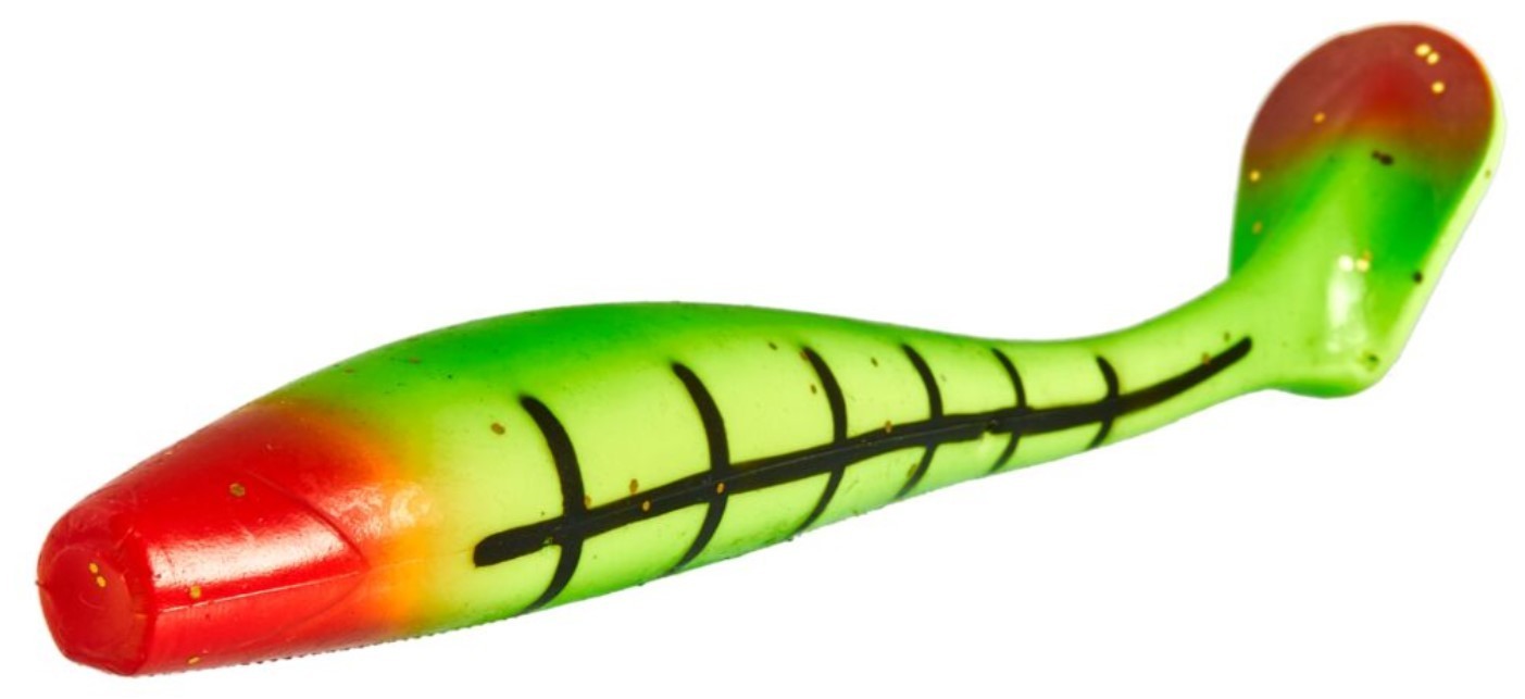 Силиконовая приманка Lucky John Kubira Swim Shad 5.0in 125 мм 3 шт PG15 3D Series  140420-PG15 — крупный план
	                                    2