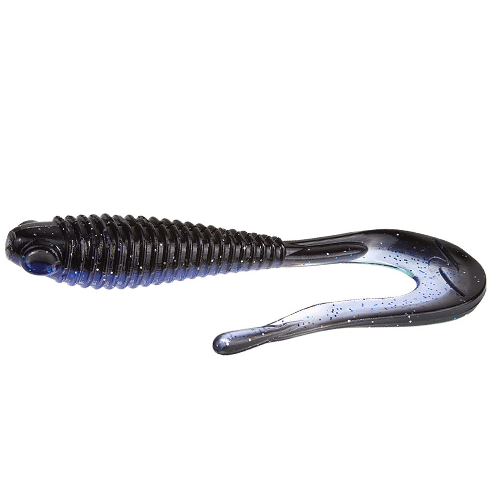 Силиконовая приманка Norstream Tricky Tail 4 102 мм 7 шт 08 Black-Blue — характеристики,
	                                    особенности конструкции