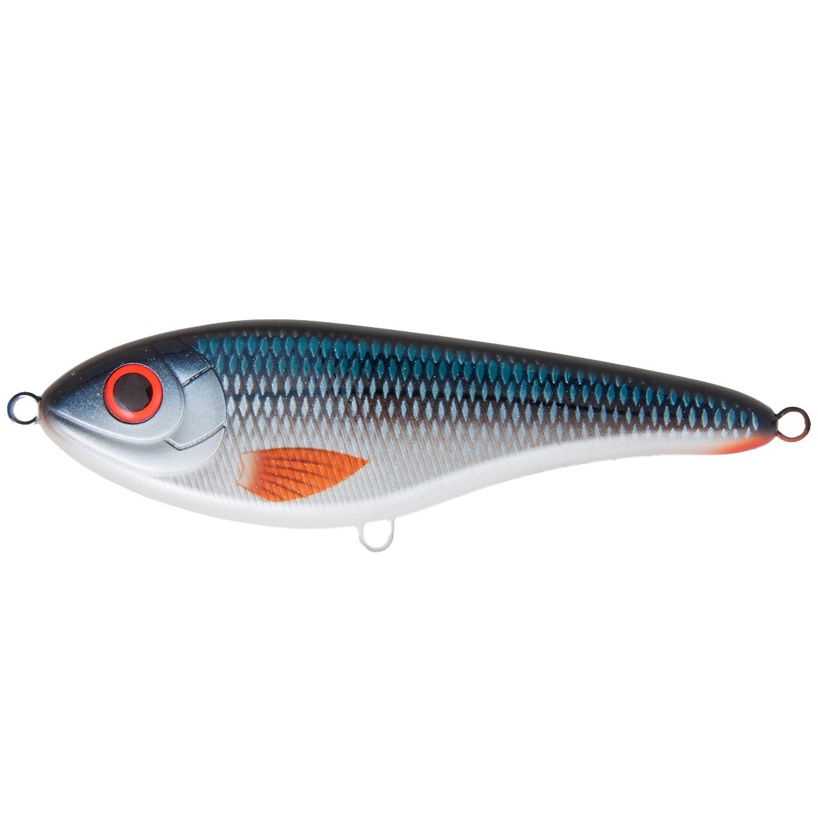 Воблер Strike Pro Buster Jerk Sinking C384F Whitefish 75 гр Wolf Color  EG-048#C384F — характеристики,  особенности конструкции