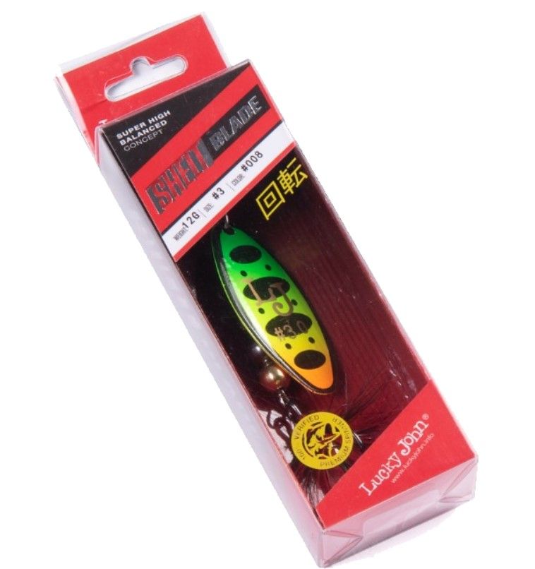 Вращающаяся Блесна Lucky John Shelt Blade №3 12 гр 008   LJSB03-008 — крупный план
	                                    2
