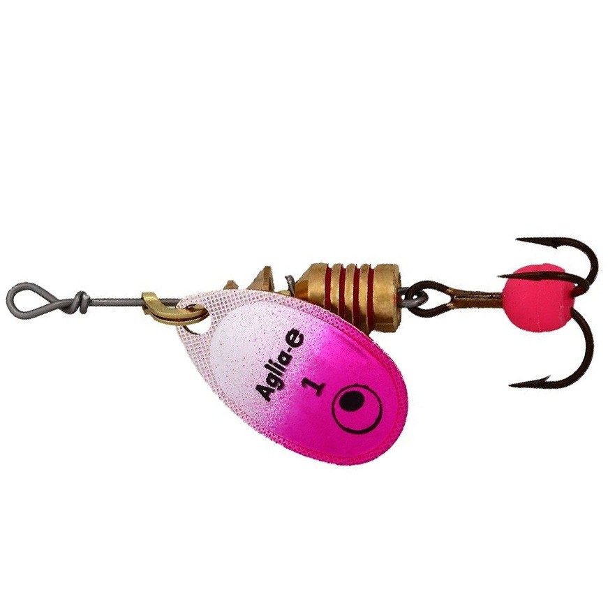 Вращающаяся Блесна Mepps Aglia-E №1 3,5 гр AG Pink Bright   ae-1-a-p — характеристики,
	                                    особенности конструкции
