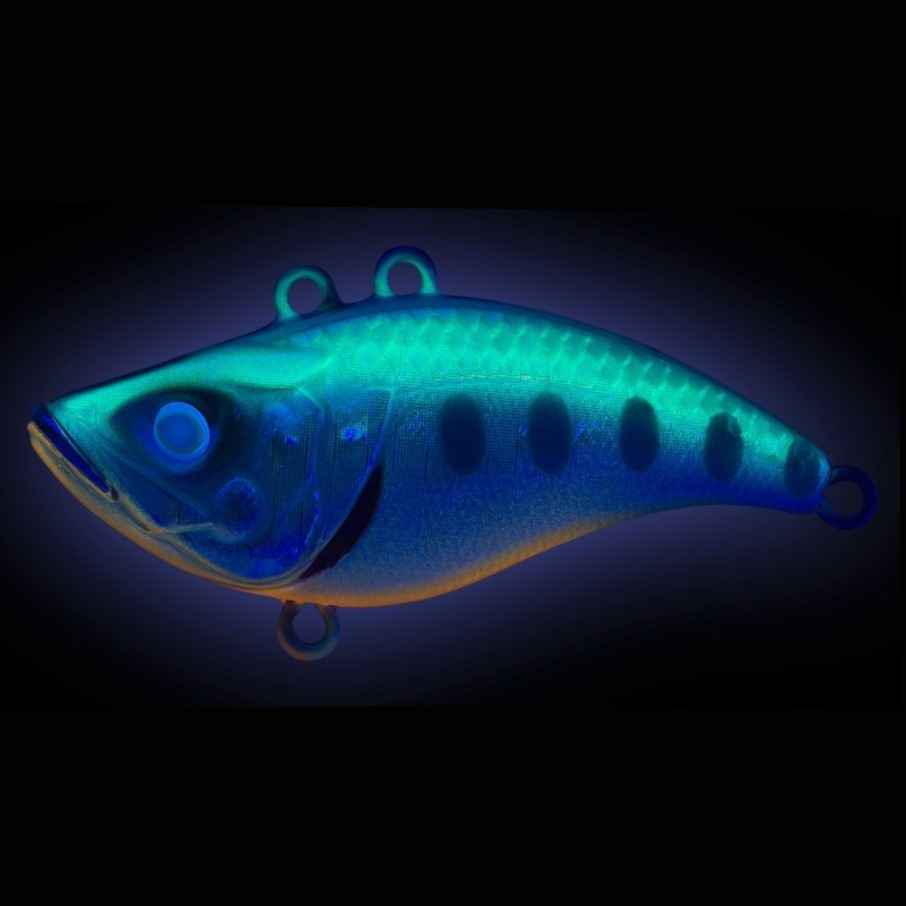 Воблер Strike Pro Flap Jack 65 A150-713 UV Blue Silver OB 13,6 гр UV  EG-128B#A150-713 — крупный план
	                                    1