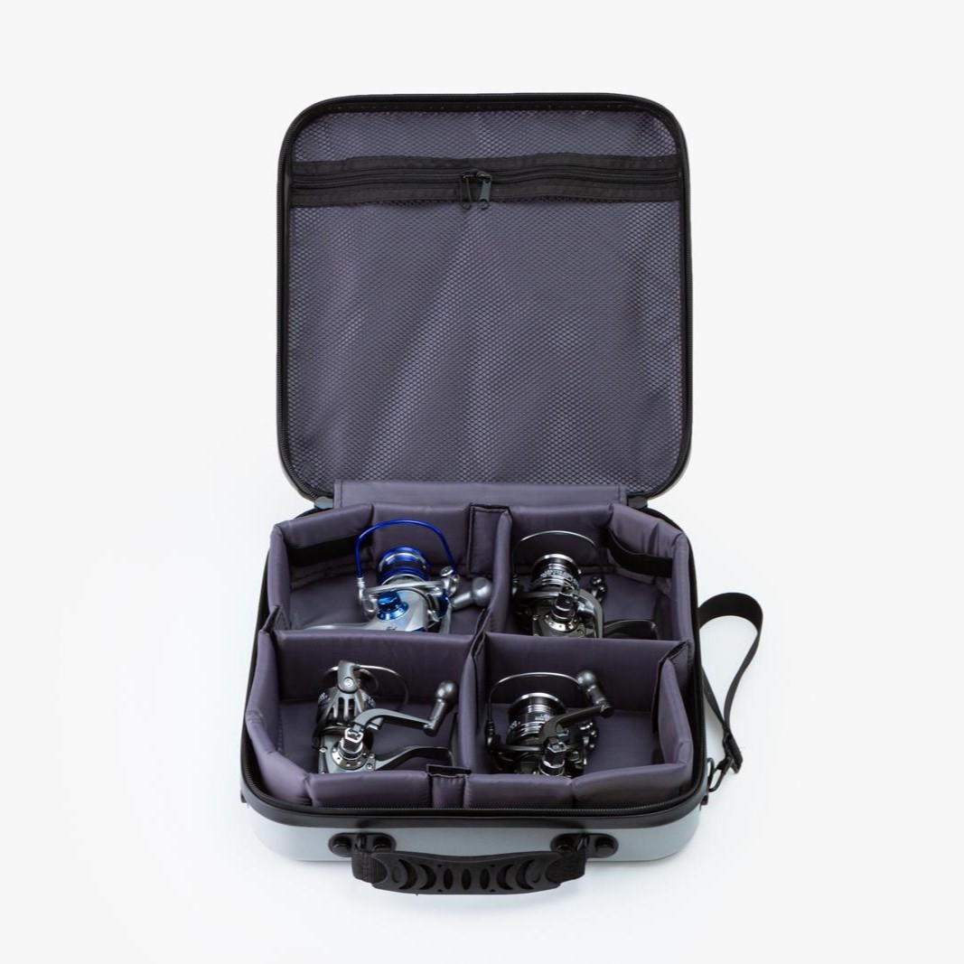 Кейс Для катушек Garry Zonter Для четырех катушек  32х32х11 см Серый   KK5-6GR4 — крупный план
	                                    1