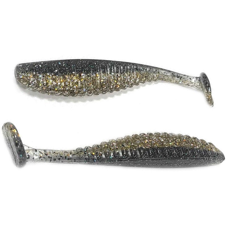 Силиконовая приманка Reins S Cape Shad 3.5 89 мм 6 шт 071-East Coast Phase 1   SCS3.5-071 — характеристики,  особенности конструкции