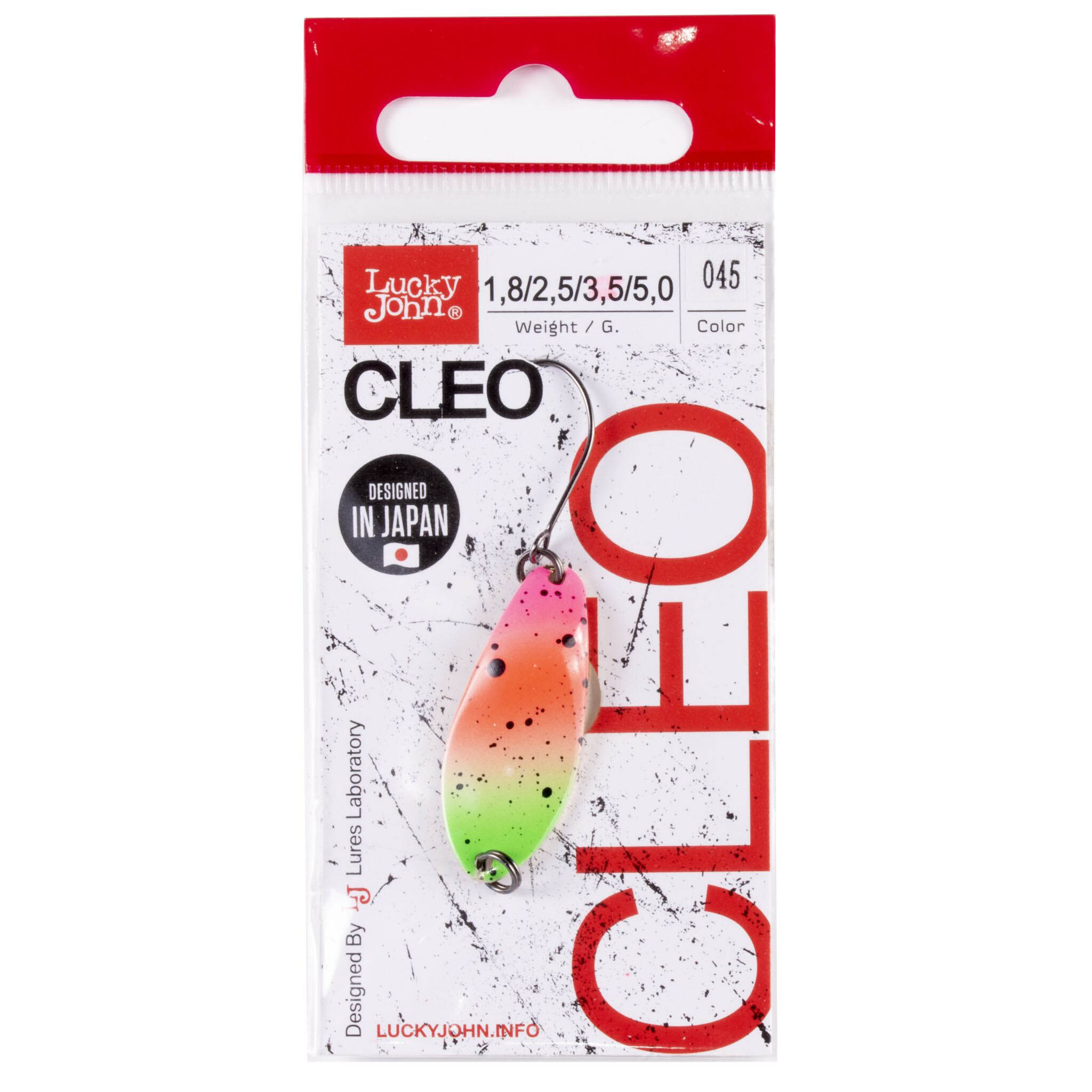 Колеблющаяся Блесна Lucky John Cleo 3,5 гр 34 мм 045   LJCL35-045 — крупный план
	                                    2