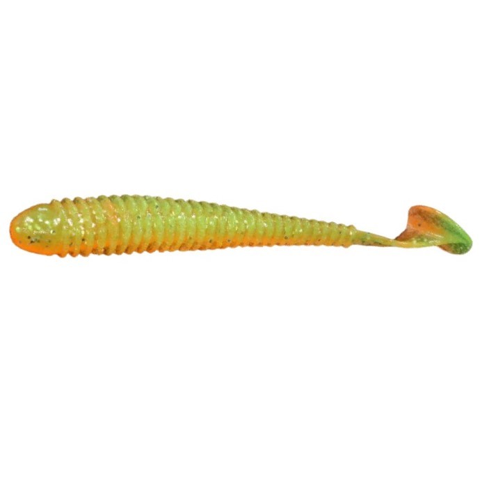 Силиконовая приманка Keitech Swing Impact 4 101 мм 8 шт PAL #05 Sun Shine Lime — характеристики,
	                                    особенности конструкции