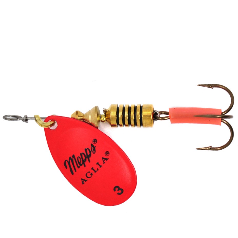 Вращающаяся Блесна Mepps Aglia Fluo №3 6,5 гр Rouge   af-3-r — характеристики,
	                                    особенности конструкции