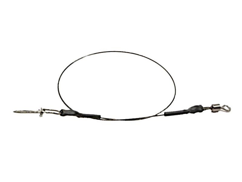 Поводок Lucky John Afw Titanium 25 см 18 кг   2 шт   LJP7218-025 — характеристики,
	                                    особенности конструкции