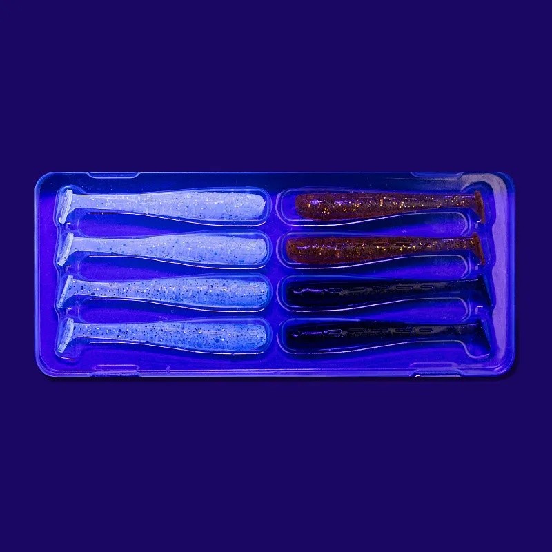 Силиконовая приманка CF Company Nano Minnow 2.2 55 мм 8 шт M72   22-55-M72-6 — крупный план
	                                    2
